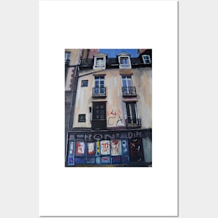 French Building Graffiti Posters and Art